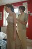 Bride getting ready.
